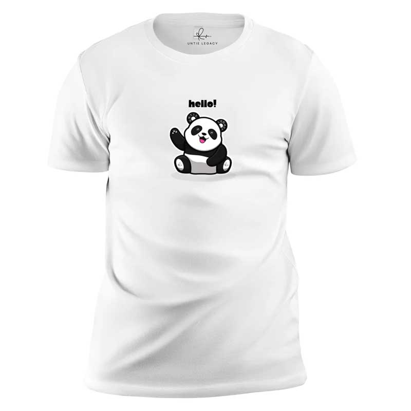 Cute Hello Panda design' Women's Premium T-Shirt